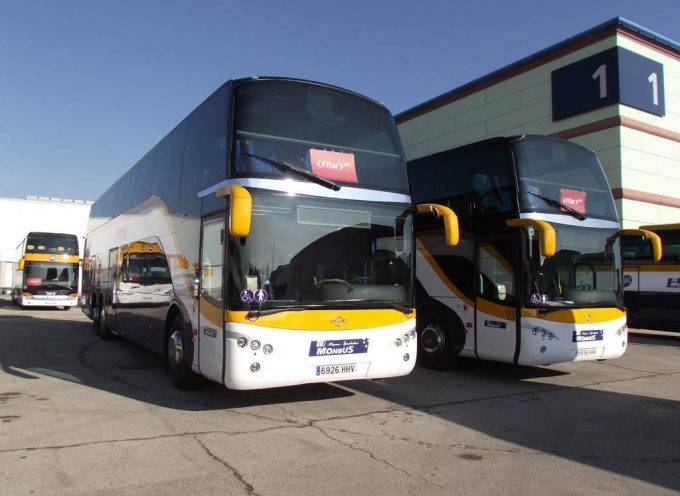 Monbus ofrece empleo a conductores de autobuses, administrativos o recepcionistas