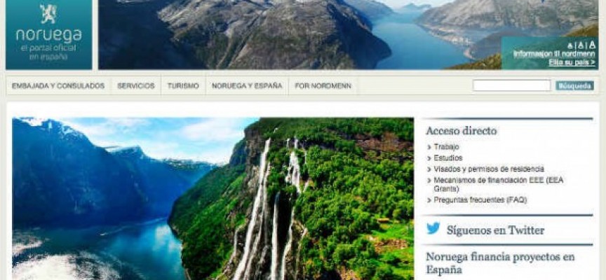 Portal web de la Embajada de Noruega en España