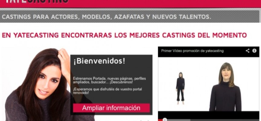 Yatecasting, el portal de casting online, ahora también en smartphones y tablets