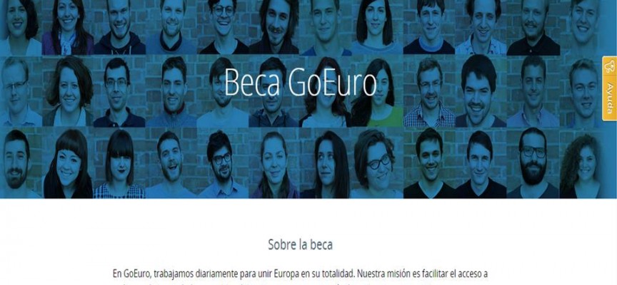 Beca en GoEuro para jóvenes estudiantes innovadores – Hasta el 15/12/2014