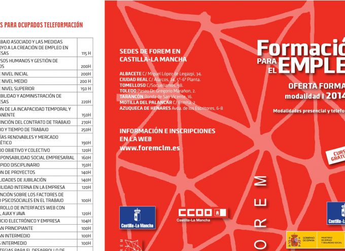Cursos Gratuitos Castilla La Mancha – Programación FOREM.