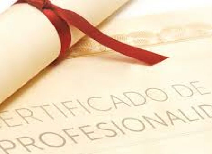 Información Sobre Los Certificados De Profesionalidad