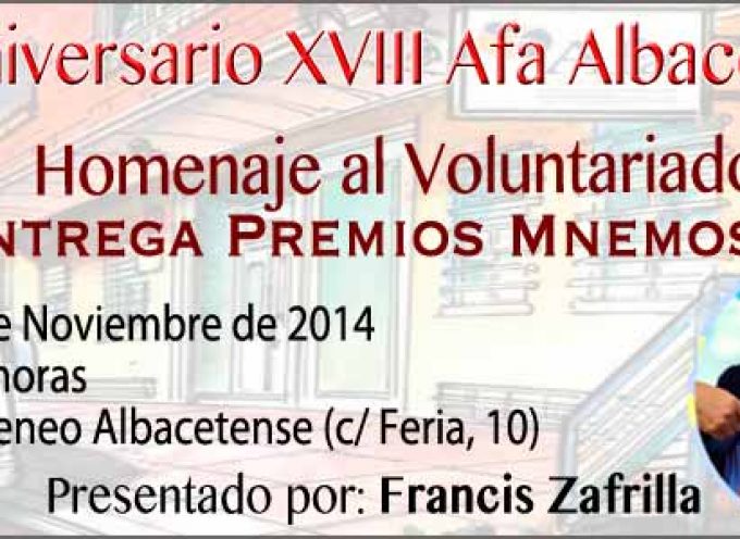 XVIII Aniversario de la Asociación de Alzheimer de Albacete