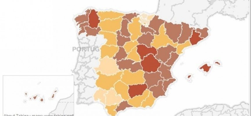 ¿En qué partes de España han mejorado más los datos del paro en los dos últimos años?