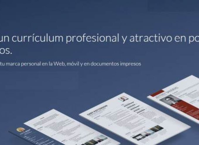 VisualCV ahora en español, para crear nuevo CV desde Internet