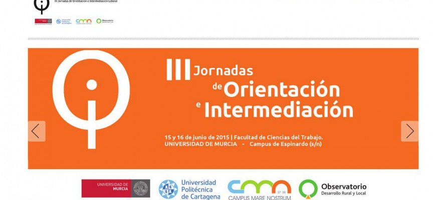 III Jornadas de Orientación e Intermediación Laboral. Murcia 15 y 16 de junio