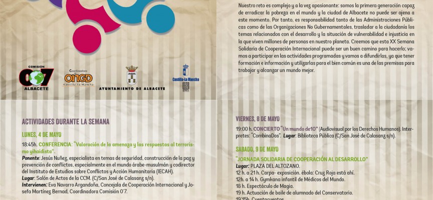 XX Semana Solidaria de Cooperación al Desarrollo – Albacete