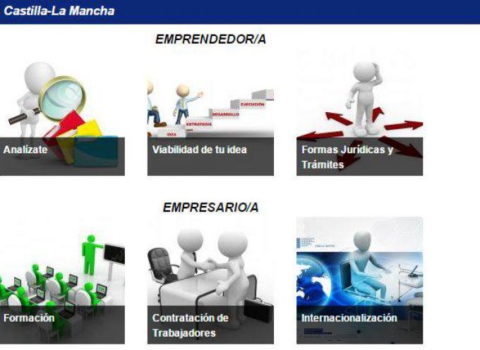 Nueva web para fomentar el emprendimiento en Castilla-La Mancha