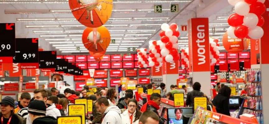 Worten abrirá 50 tiendas más en España en cinco años con una inversión aproximada de 60 millones de euros hasta 2019