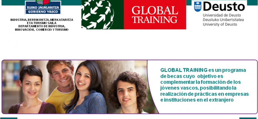 Convocadas 60 becas Prácticas en el Extranjero. Programa Global Training. Hasta el 27 de julio