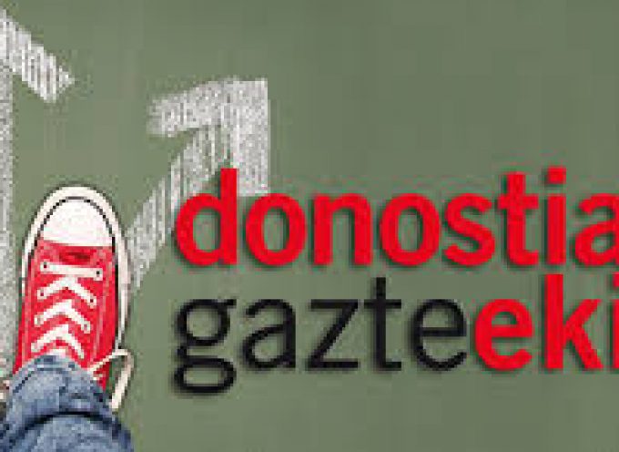 Programas de Inserción laboral para jóvenes de Donostia. 1.150 nuevos puestos de trabajo