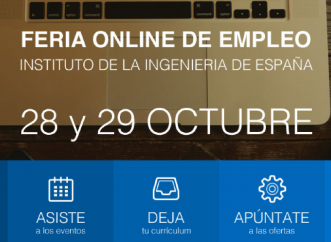 V Feria Online de Empleo para Ingenieros. Inscripción. #Empleo #RRHH 28-29/10/2015
