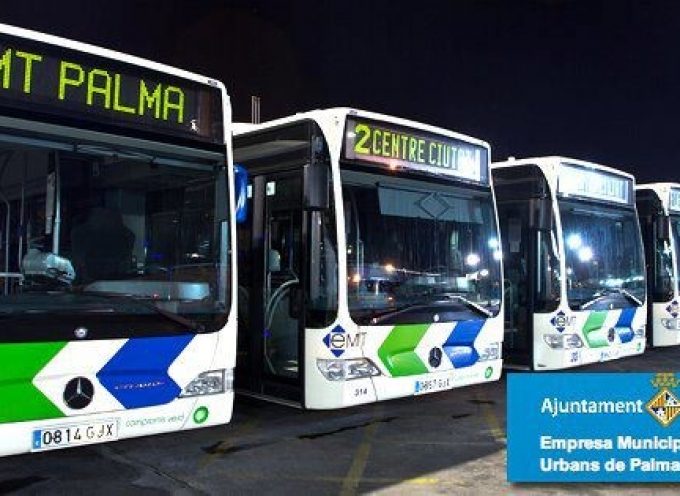 Bolsa de empleo para 100 conductores en la EMT Palma. Abierta inscripción hasta el 30/11/2015