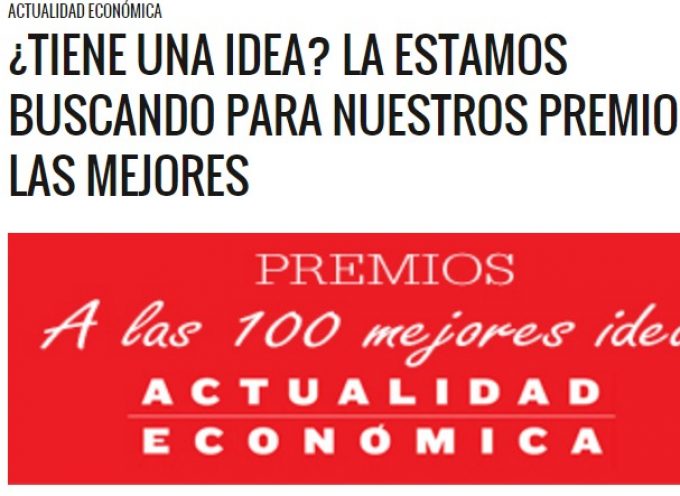 Premios a las 100 mejores ideas. Hasta el 12 de febrero de 2016