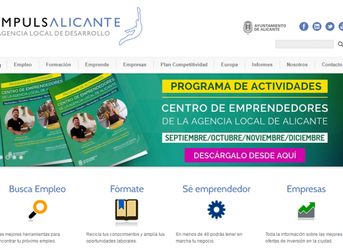 Amplia programación del Centro de Emprendedores de Alicante