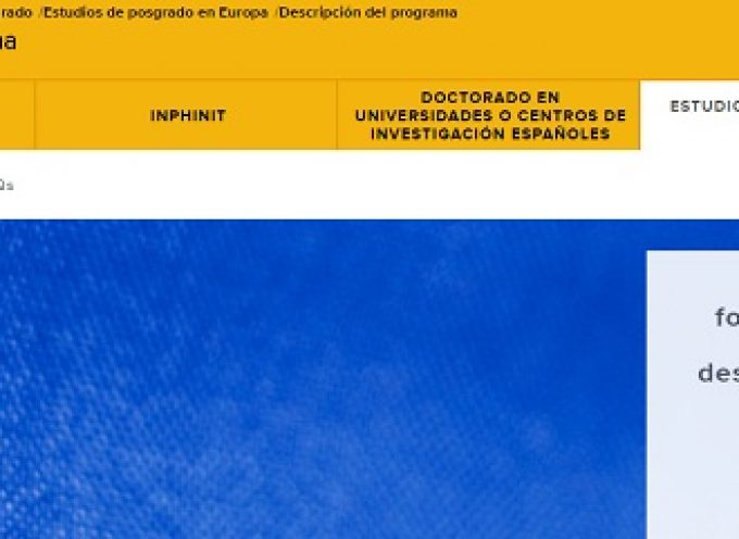 65 becas para cursar estudios de posgrado en universidades Europeas