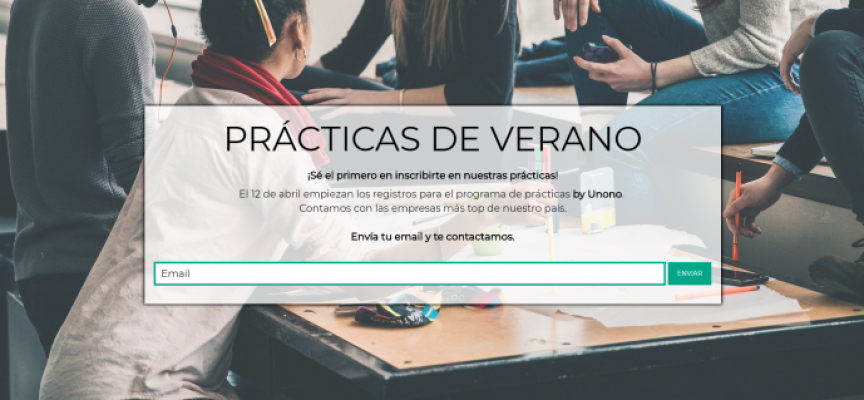 La plataforma Unono abre solicitudes para su programa de prácticas de verano