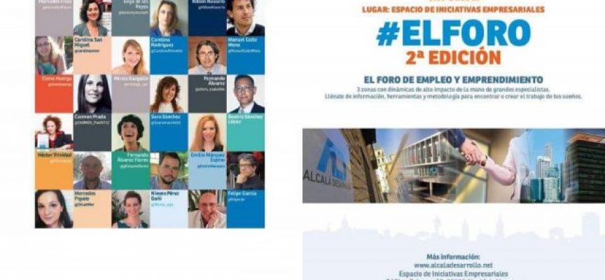Recuerda:  27/09/2018 la 2ª edición de “El Foro de empleo y emprendimiento” en Alcalá de Henares. ¿Te lo vas a perder?