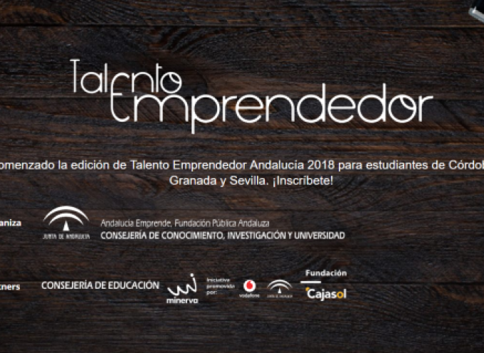 Andalucía convoca la tercera edición de ‘Talento Emprendedor’