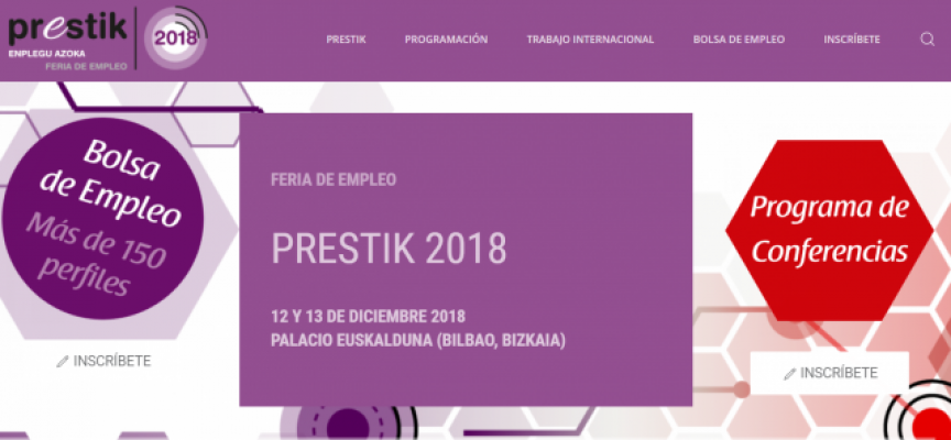 Prestik abre una bolsa de empleo para 150 perfiles profesionales de 50 empresas | 12 Y 13 diciembre