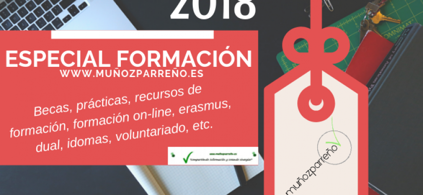 Especial Formación 2018 – (recursos, cursos, formación on-line, dual, idiomas, voluntariado, prácticas, becas, etc…)