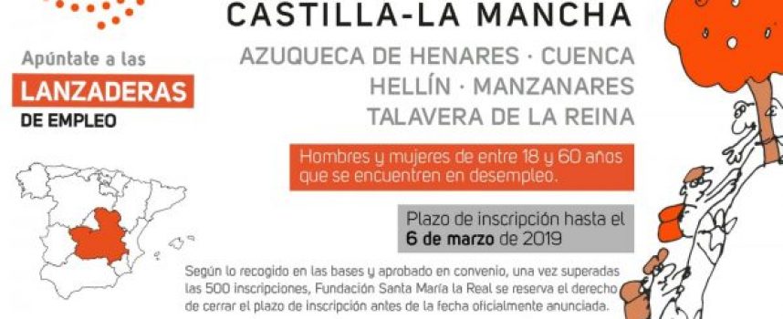 #CastillaLaMancha. Abierto plazo de Lanzaderas de Empleo en varias Localidades. No pierdas esta oportunidad!!!