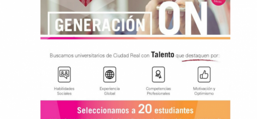 APÚNTATE A LA «GENERACIÓN ON 2019» | Ciudad Real – Plazo 7 de abril