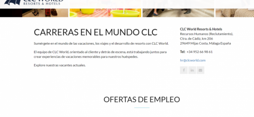 CLC World Resorts & Hotels creará 200 empleos en Mijas