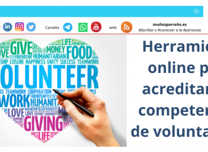 Herramienta online para acreditar tus competencias de voluntariado