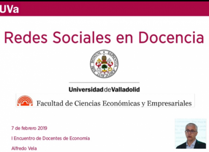 Redes Sociales en Docencia #socialmedia #educación. Gracias @alfredovela
