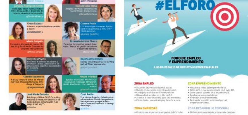 1 de octubre:  #AlcaládeHenares ||  3ª edición de #ElForo: Foro del empleo y del emprendimiento