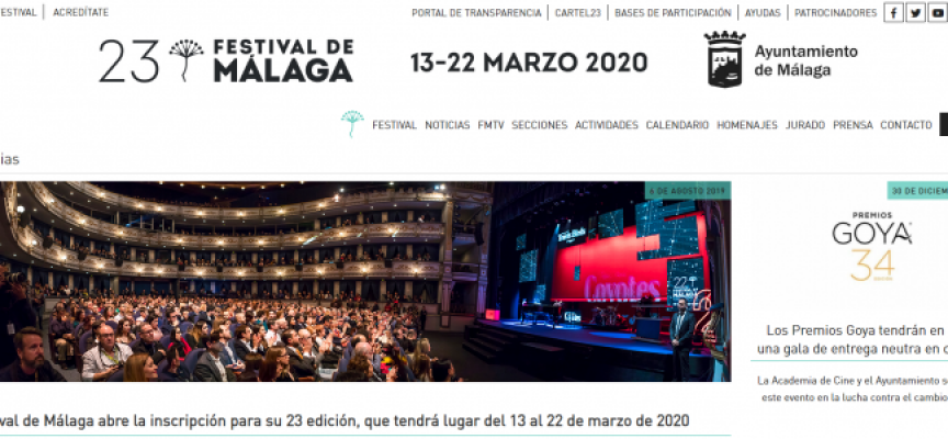 Se busca personal para trabajar en el Festival de Málaga