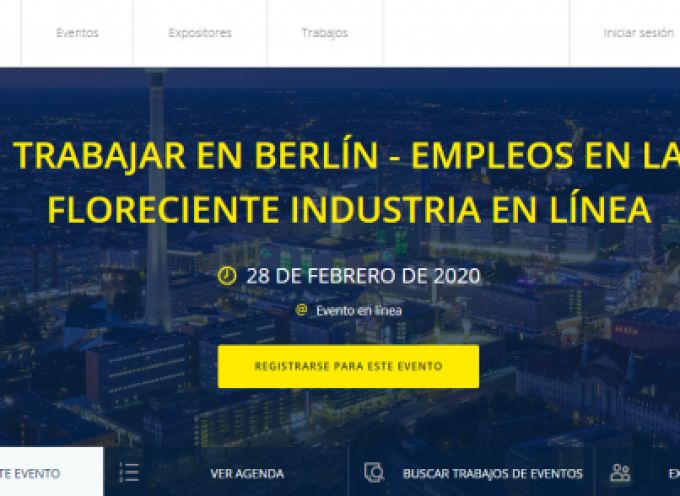 80 empleos en el próximo evento online para encontrar trabajo en Berlín | 28/02/2020