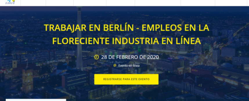 80 empleos en el próximo evento online para encontrar trabajo en Berlín | 28/02/2020