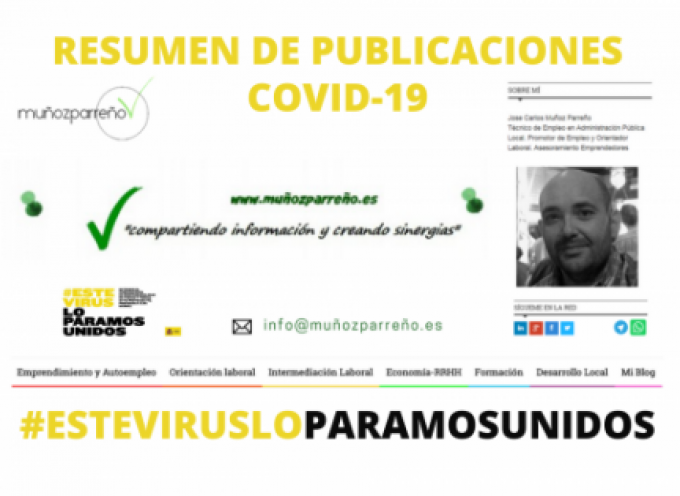 Especial Resumen Covid-19 en muñozparreño.es | #ESTEVIRUSLOPARAMOSUNIDOS – Puedes ver aquí abajo..!!!