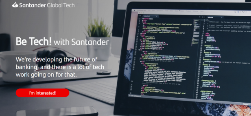 El Banco Santander contratará en España 500 profesionales con perfiles digitales