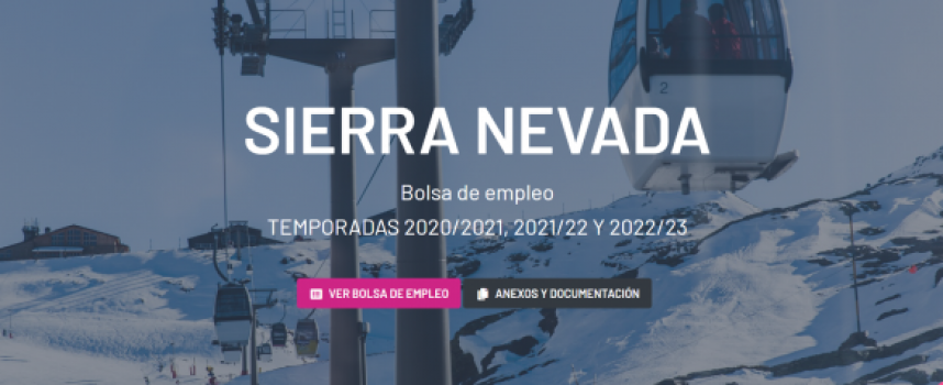 Sierra Nevada abre bolsas de empleo para operarios, personal de apoyo y sanitarios