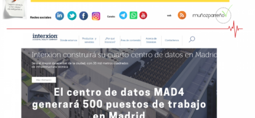 El centro de datos MAD4 generará 500 puestos de trabajo en Madrid