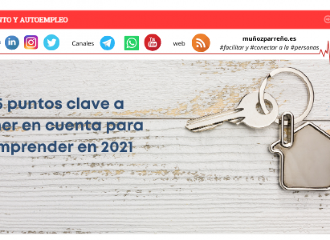 5 puntos clave a tener en cuenta para emprender en 2021