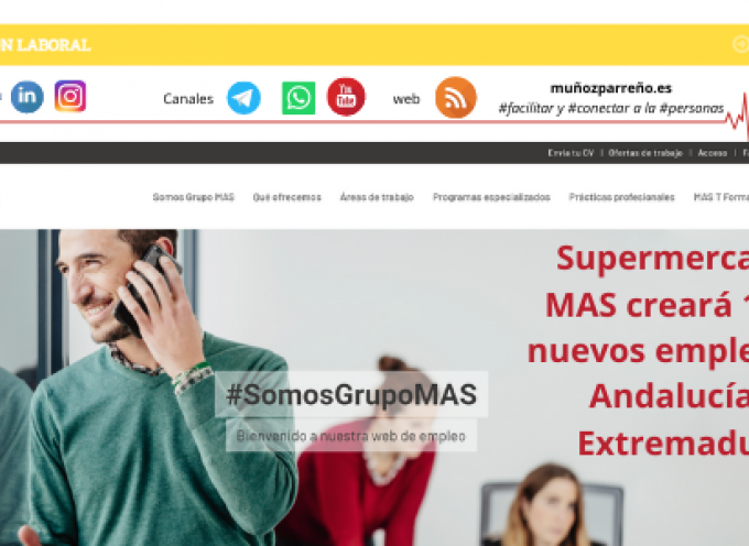 Supermercados MAS creará 1.800 nuevos empleos en Andalucía y Extremadura