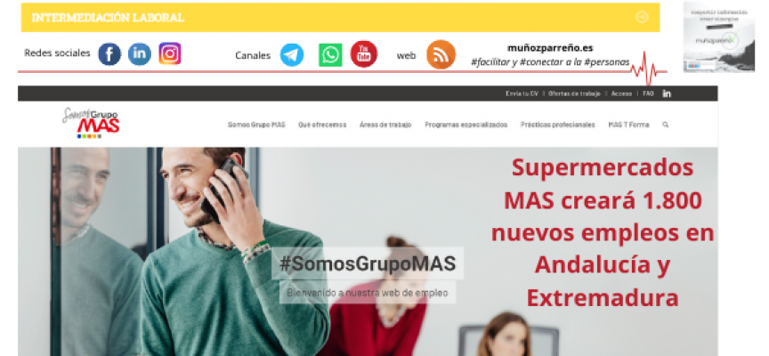 Supermercados MAS creará 1.800 nuevos empleos en Andalucía y Extremadura