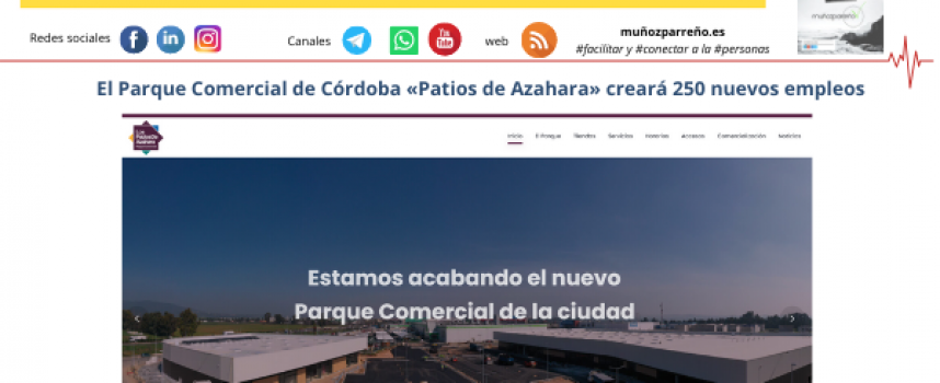 El Parque Comercial de Córdoba «Patios de Azahara» creará 250 nuevos empleos