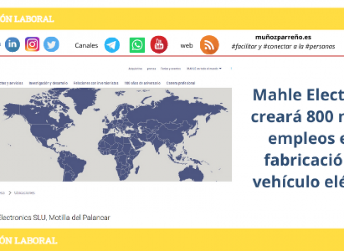 Mahle Electronics creará 800 nuevos empleos en la fabricación del vehículo eléctrico
