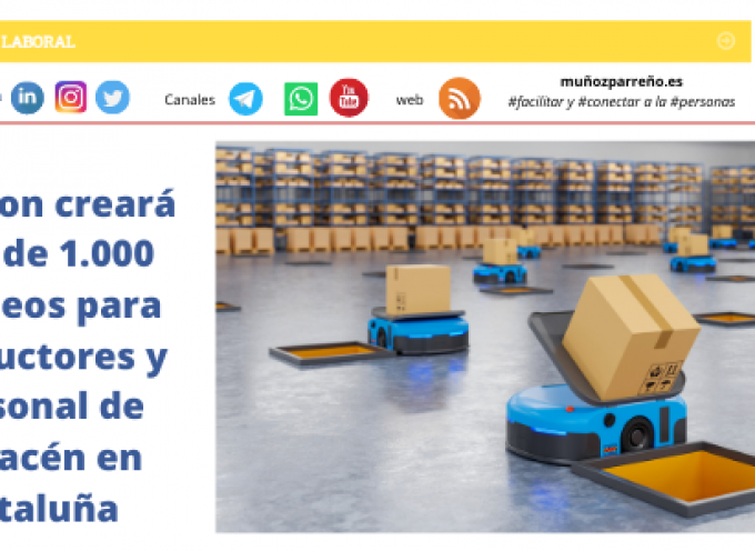 Amazon creará más de 1.000 empleos para conductores y personal de almacén en Cataluña