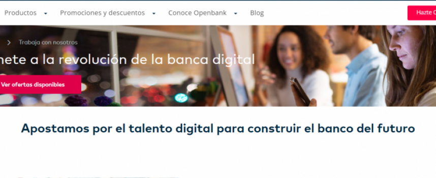 Openbank contratará a un centenar de profesionales en Bilbao