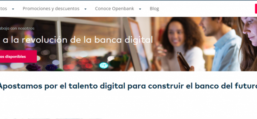 Openbank contratará a un centenar de profesionales en Bilbao