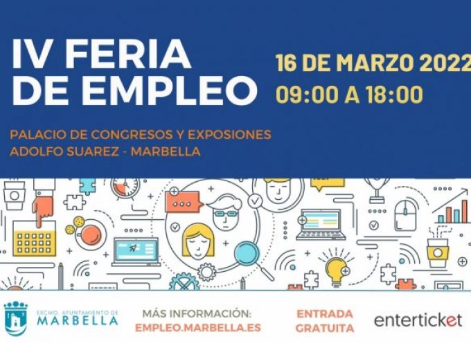 Más de 4.000 puestos de trabajo en la Feria de Empleo de Marbella / 3 marzo 2022