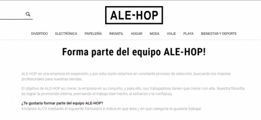 Ale-Hop creará más de 100 puestos de trabajo en sus nuevas instalaciones de Oliva