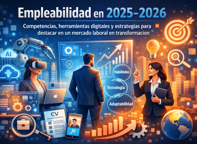 Empleabilidad en 2025–2026: competencias, herramientas digitales y estrategias para destacar en un mercado laboral en transformación