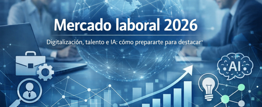 Mercado laboral 2026: digitalización, IA y empleos con más proyección (y cómo preparar tu empleabilidad)